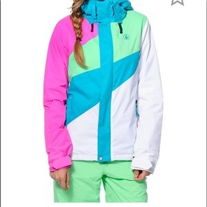 Volcom slogan ski jacket